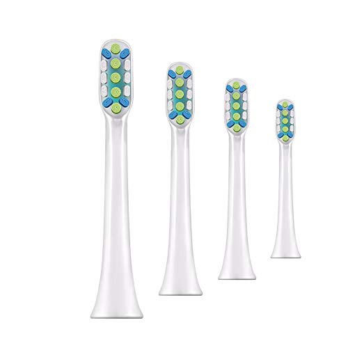 Hermano Sonic - Cepillo de dientes eléctrico con cabezal de repuesto, color blanco