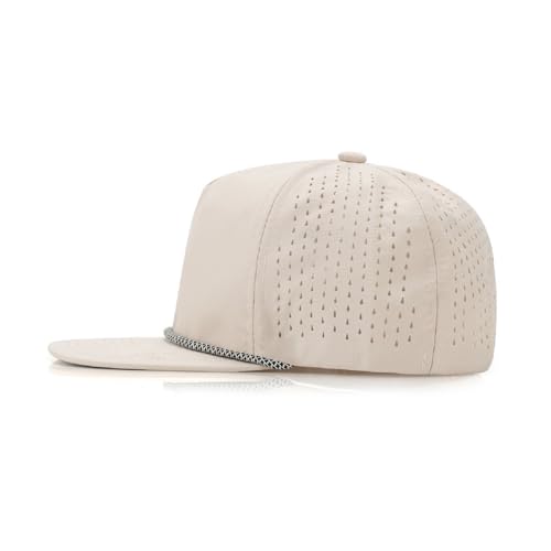 Image of Quick Dry Fit Baseball Cap - Water Repellent Sun Hat for Fishing, Running, Hiking, Golf, Surfing, Sailing, Boating