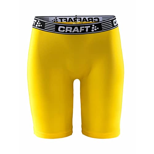 Craft - Womens Pro Control 9-Inch Boxer, Color Yellow, Size: X-Small