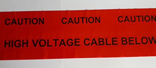 Ali's DIY Nastro segnaletico per cavi ad alta tensione, lunghezza 100 m