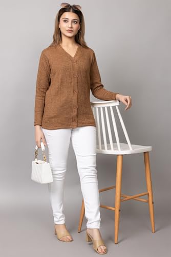 Image of HIFZAA Sweater Cardigan for Women Winter Sweaters for Ladies Plus Size M to 6XL