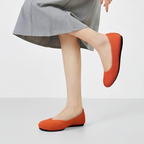 Image of Tanamo Ballet Flats for Women, Soft Knit, Work Travel Everyday Shoes