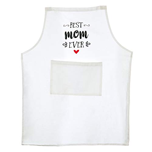ReLIVE Cotton Apron with Pocket - Best Mom Ever