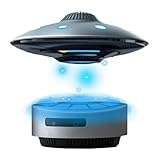 Enceinte lévitation magnétique avec lampe LED, Bluetooth 5.0, design...