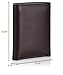 Calvin Klein Men's Leather Trifold Wallet, Brown, One Size