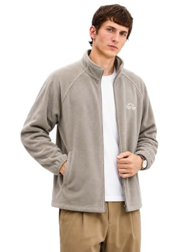 Lymio Men's Fleece Jacket | Lightweight Winter Wear | Full Sleeve...