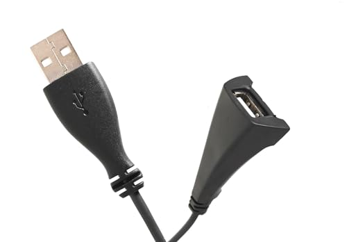 Image of 100FIT USB Extender, USB 2.0 Extension Cable Male to Female USB Cable High-Speed Data Transfer Compatible with Keyboard, Mouse, Hard Drive, Xbox, Laptop /PC /Mac /Printer, 1.5 Meter (Black)