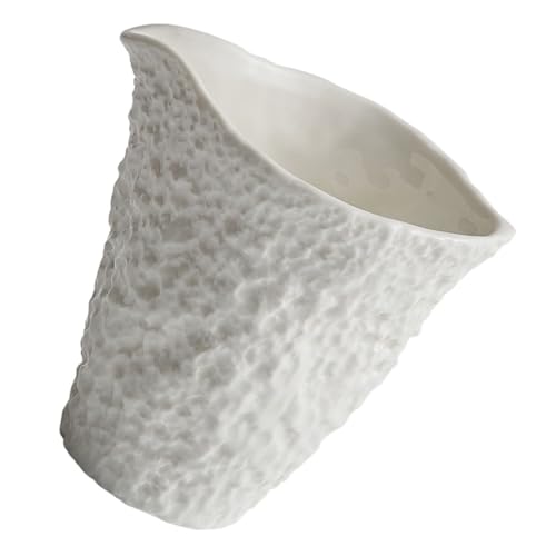 PRETYZOOM Lightweight Ceramic Sauce Boat 200ml Milk Jug Pitcher Spout for Family Meal Restaurant Use