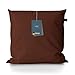 LILENO HOME Zestaw 2 poszewek na poduszkę 45 x 45 cm [brązowy] – super miękka poszewka na poduszkę (bez poduszki) – poszewka na poduszkę z zamkiem błyskawicznym do wewnątrz i na zewnątrz – Capri