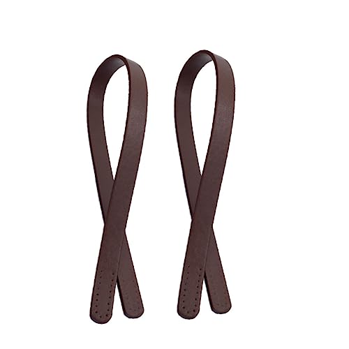 HOODANCOS 2 Piezas manija de la bolsa de cuero correa para bandolera correa para bolso bandolera bolso bandolera de repuesto bolso correa de mano para bolso cinturón de bolso Coffee