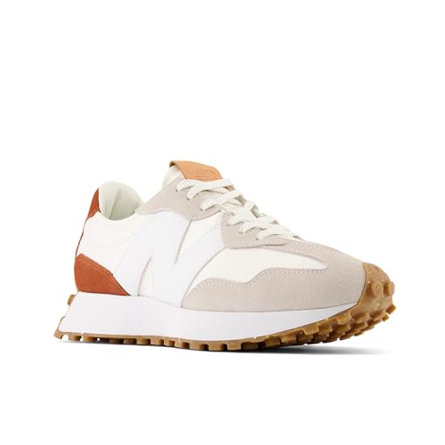New Balance Women's 327 V1 Sneaker, Sea Salt/Rust Oxide, 8.5