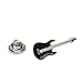 Gemelolandia Pin de soupe Guitare électrique Noir | Cadeaux Originaux Pour la Décoration Vêtements et Accessoires | Pour les Occasions Spéciales