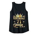 Photo Gallery donna 71 birthday queen compleanno donna canotta Photo Gallery donna 71 birthday queen compleanno donna canotta
