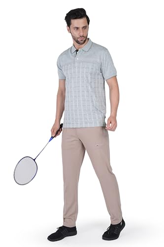 Image of Trackpants for Men - Regular Fit, Cotton Hoisery, Ultra Soft, Comfortable, Lightweight, Ziper Pockets, Front Zip, Back Pocket, Solid Mnimal