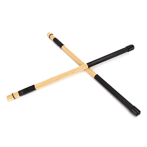 Cocoarm - 1 par de baquetas de bambú para batería, con punta de madera para sonido suave, modelo 5A miniatura 4