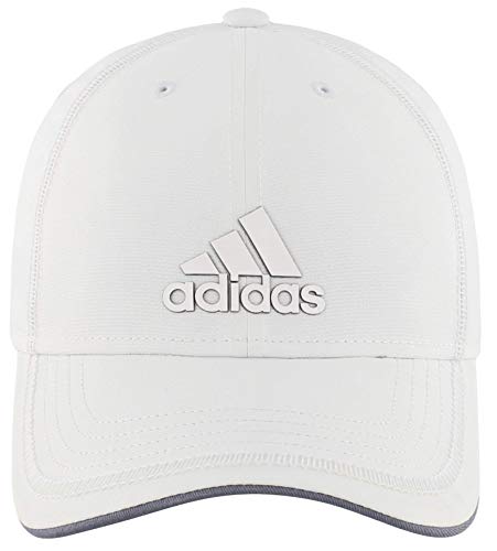 Adidas Men's Contract Structured Adjustable Cap, White/Grey, One Size #TOP3