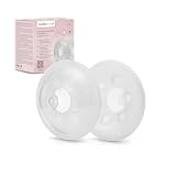 Nuvita 1205 Coppette Raccoglilatte in Silicone – 2-in-1 Raccoglitore Latte e Proteggi Capezzoli, Riutilizzabili, Discrete Sotto il Reggiseno, BPA Free
