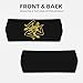 Sicilian Trinacria Elastic Sweat Headbands for Women & Men, Non-Slip Wide Yoga Headband, Sports Workout Head Wrap for Running, Tennis, Gym, Fitness, Moisture Wicking