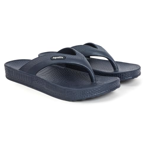 Image of Aqualite AL-1255 Slippers for Men with Comfotable Sole Slip-On Flat Flip Flops, Sliders, Chappal & Comfortable Slipper for Men
