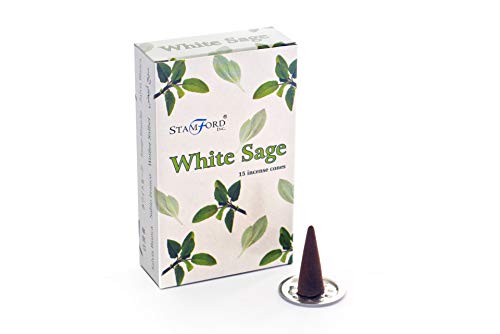 Stamford White Sage Incense Cone, 12 x Pack 15