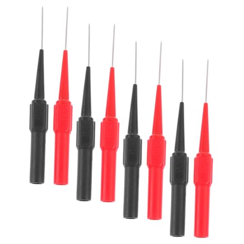 Vaguelly 8個マルチメーター用テストプローブ 極細ピン 精密測定対応 耐久素材採用 自動車センサー 配線コネクター用バックプローブ