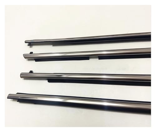 Joint d'étanchéité vitre extérieure pour Nissan Patrol Y62 et QX80 chromé 4 pièces