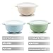 PandaEar 3 Pack Stainless Steel Baby Suction Bowls with Lid, Non-Slip Child Food Bowl with Silicone Sleeve for Kids Toddlers Infants, Unbreakable & Mess Free (Blue Green Brown)