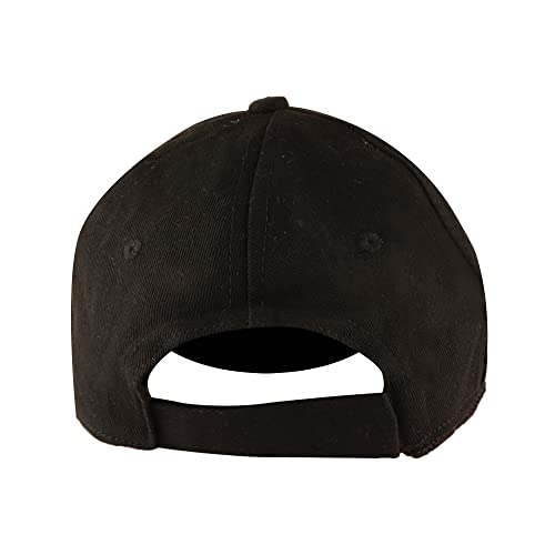 Cotton Cap | Adjustable Caps | Uniform Accessory | Free Size Unisex Hat | Baseball Hats | Durable & Lightweight Comfortable Cap | Hat with Gold Embroidery | Merchant Navy Logo | 1