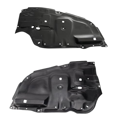 Image of TRQ Driver & Passenger Side Lower Engine Splash Shield for 2005-2010 Toyota Avalon