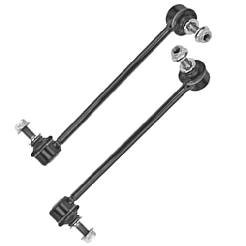 Image of Detroit Axle - 4pc Front End Kit for 2017-2022 Tesla Model 3, 2 Lower Forward Control Arms with Ball Joints 2 Sway Bar End Links 2018 2019 2020 2021 Replacement