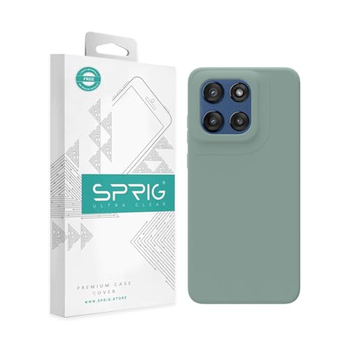 Image of SPRIG Compatible with Moto Edge 60 Stylus Premium SilkTone Back Cover Drop Tested Shock Proof Mobile Case for Men, Women, Boys and Girls with Camera Protection (Light Green)