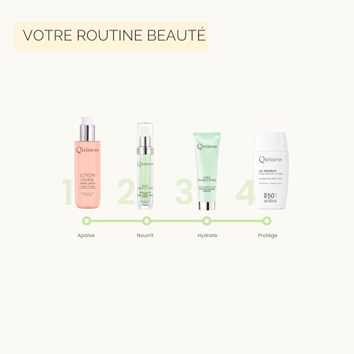 Crème visage anti-brillance Qiriness Voile Source d'Eau peaux mixtes 50ml - 6