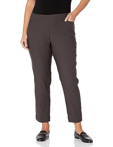 SLIM-SATION Women's Plus Size Pant with Real Front L Pockets