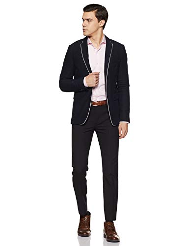 Image of Park Avenue Men's Pure Cotton Stripe Pattern Slim Fit Semi Cutaway Collar Full Sleeve Formal Shirt