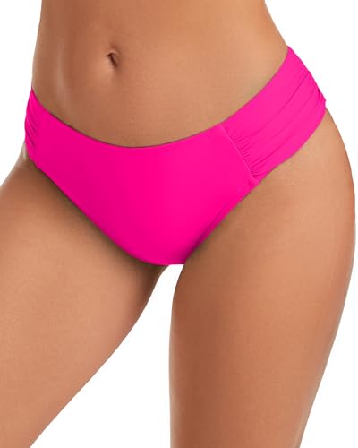 Image of Women's Bathing Suit Bottoms Full Coverage Ruched Bikini Tankini Bottom Swimsuit Brief
