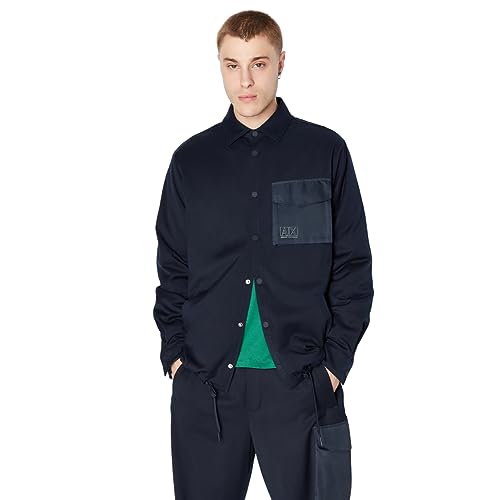 Armani Exchange Men's Wool Mix Shirt Jacket