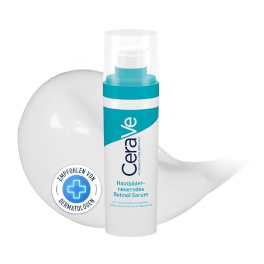 CeraVe Hautbilderneuerndes Retinol Serum, Gesichtsserum Für EbenmäÃŸige Haut Und Aufgehellte Pickelmale, Mit Ceramiden Und Niacinamid, 1 X 30 Ml