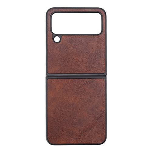 Rankomu läderfodral för Samsung Galaxy Z Flip 4 - Brun