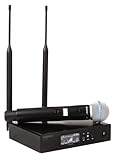 Shure QLXD24/B58 Digital Wireless Mic System - G50 Band, Includes QLXD2/BETA58A Mic & Transmitter, QLXD4 Receiver, 470-534MHz Coverage