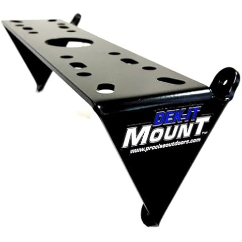 PROcise Outdoors Dek-It Boat Fish Finder Mount Single Unit Dash Mount, Mount for Fish Finders & Depth Finders, Bassmaster Tested Fish Finder Mounts for Boats, GPS Electronics Fish Finders Mounting Kit Cover