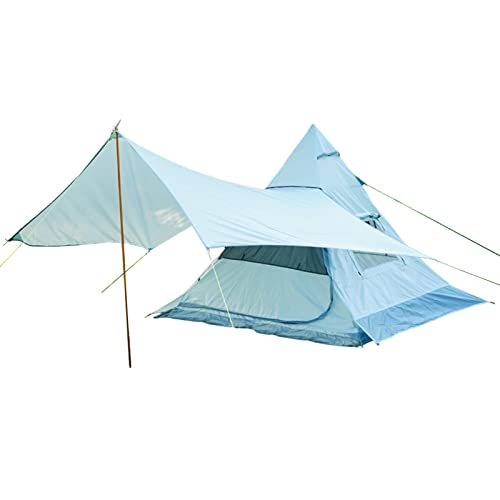Tente étanche 4-5 personnes Oxford 210D avec pare-soleil coupe-vent