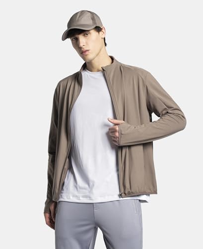 Image of Jockey SP17 Men's Soft Touch Microfiber Elastane Stretch Thumbhole Jacket with Stay Dry Treatment