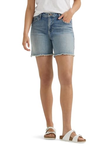 Lee Women's Legendary Cut-Off Denim Short Faded...