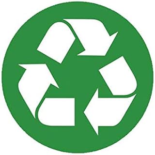 ION Graphics Magnet Green Trash Recycle Sign Magnetic Vinyl Environmental 5" Car Magnet Bumper Sticker