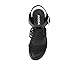 Soda ACCOUNT ~ Women Open Toe Two Bands Lug sole Fashion Heel Sandals with Adjustable Ankle Strap (Black/Braid, us_footwear_size_system, adult, women, medium, numeric_8_point_5)