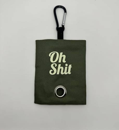 Image of Generic Dog Poop Bag Holder - Dog Waste Bag Dispenser with Poop Bag Roll Holder - Novelty Dog Gift for Pet Owners - Poop Bag Dispenser for Leash, Green