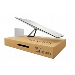 SpaceX Starlink Gen 3 Standard Kit – High-Speed Satellite Internet with Dish & Wi-Fi 6 Router for Home, RV, Boats & Rural Use