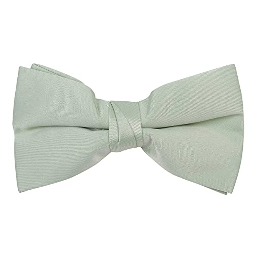 Image of boxed-gifts Mens Clip On Bow Tie - Solid Color Bowties for Men