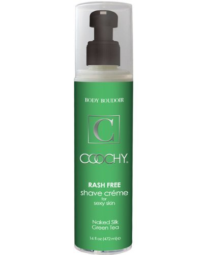 New Coochy Body Rashfree Shave Creme - 16 oz Green Tea by Classic Erotica