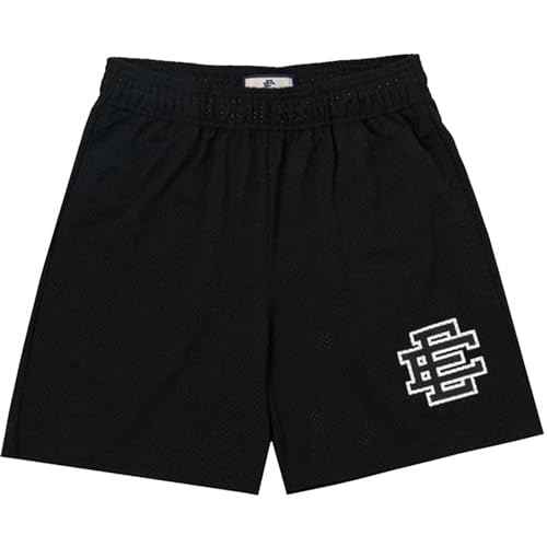 QiuBeiAii Mens Printed Athletic Shorts Breathable Basketball Shorts with Pockets for Running and Fitness (Medium Color-8)